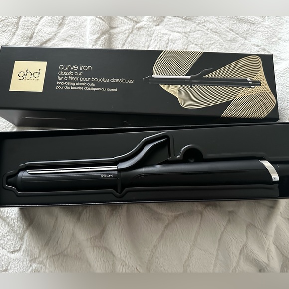 GHD Curve Classic Curl Curling Iron 1" - Black NEW with Box - Picture 3 of 3